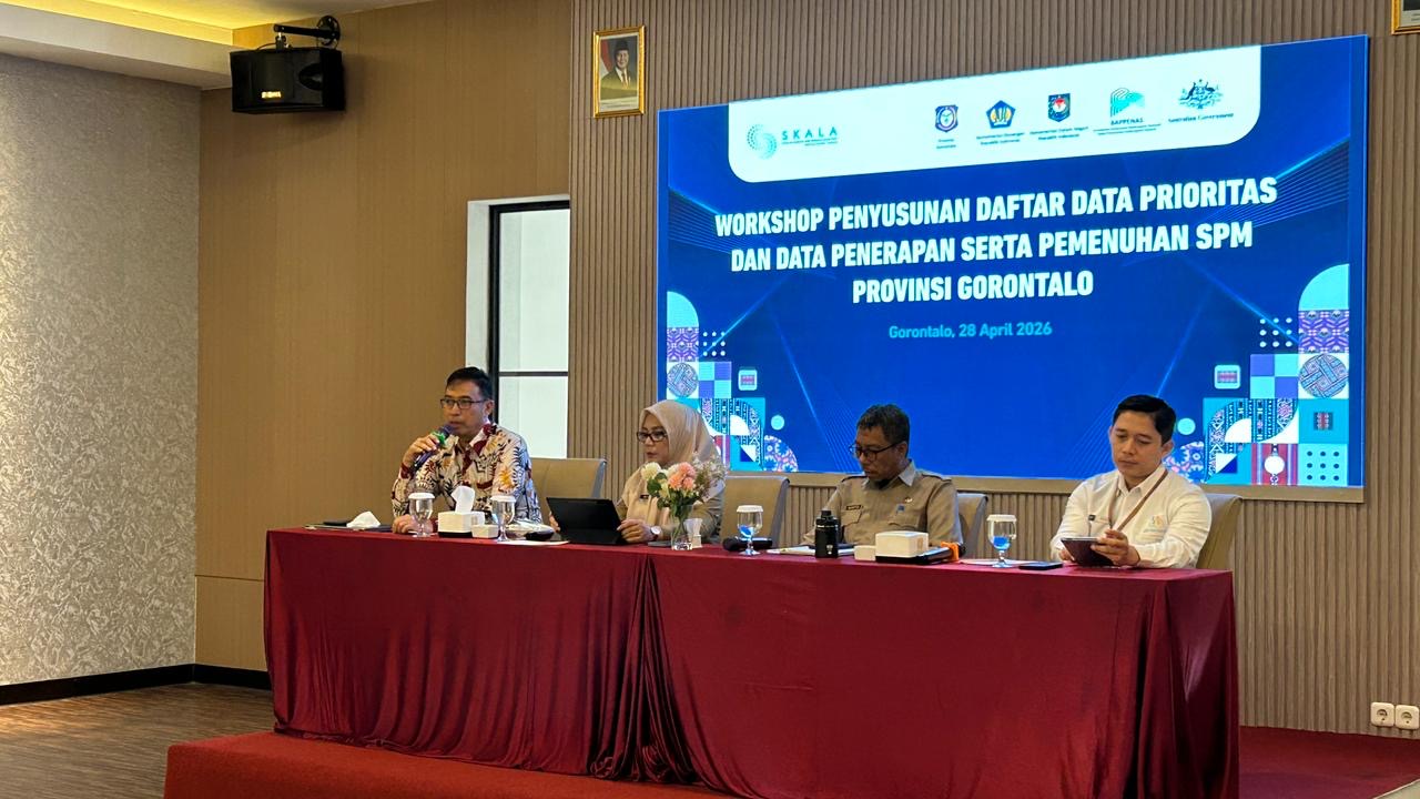 Pemprov Gorontalo Perkuat Data Daerah dan Pemenuhan SPM 2026